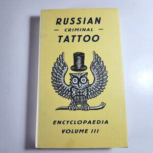 Russian Criminal Tattoo Encyclopaedia Volume III Hardcover Dustjacket
